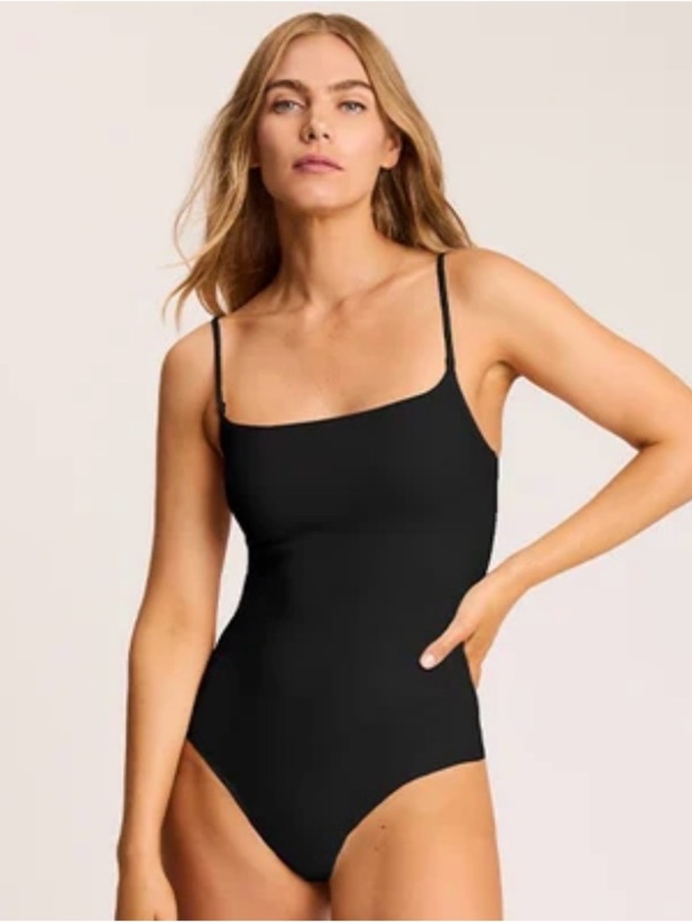 Commando Neoprene Cami Black Bodysuit Size L